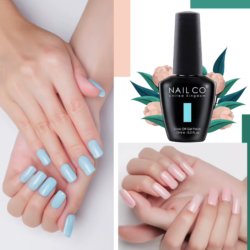 NAILCO 85 couleurs Gel à ongles UV LED 15ML laque pour manucure vernis hybride semi-permanent