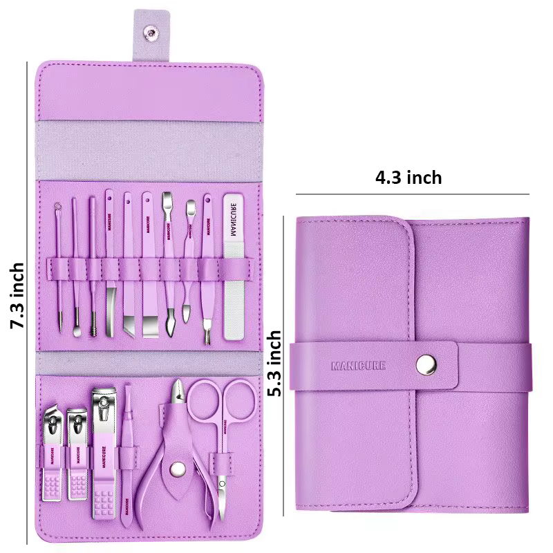 Ensemble de manucure professionnel 12/16 pièces