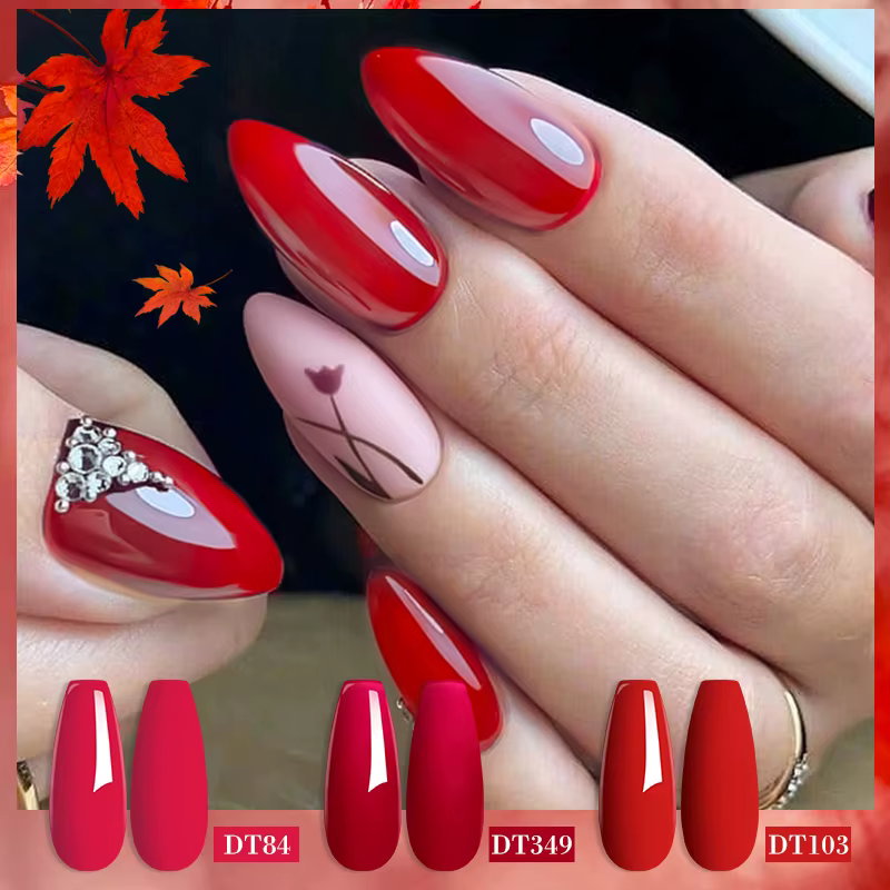 Vernis à ongles Gel rouge vin 7ML