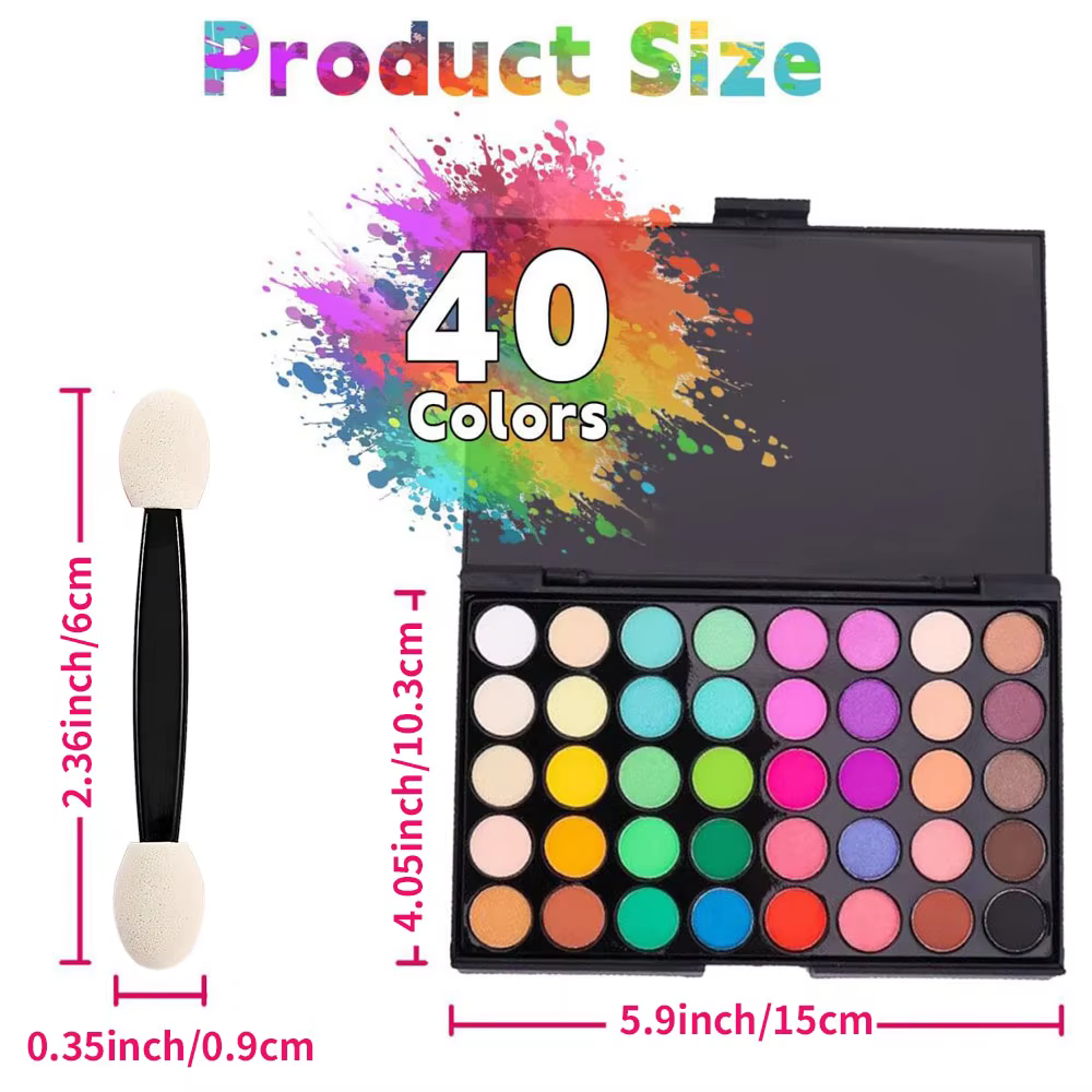 Palette de 40 couleurs pour ongles