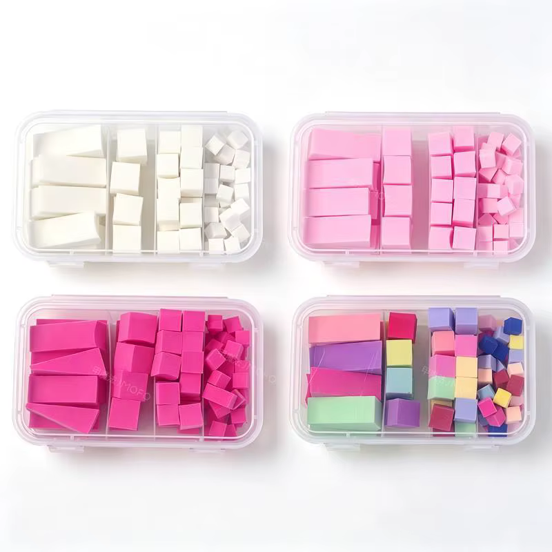 Kit d'éponges carrées pour nail art