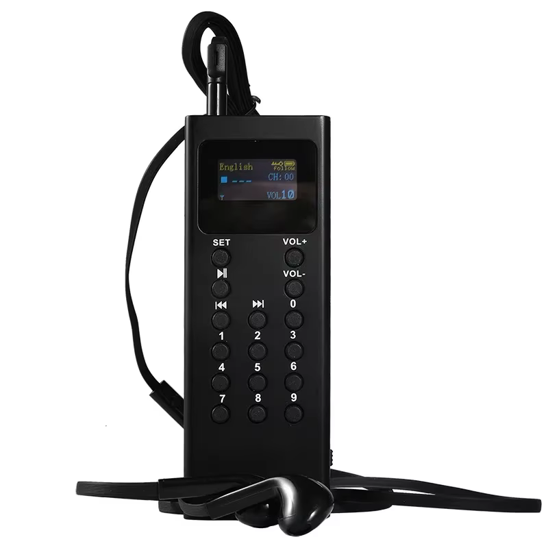 Système de guide audio pour exposition de musée, ensemble de lecteurs MP3, appareil de 16 Go, 43 langues, tourisme, spot panoramique, agence de voyage