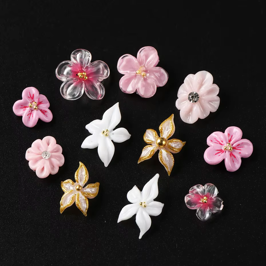 Moule en silicone 3D pour ongles Blossom Flower