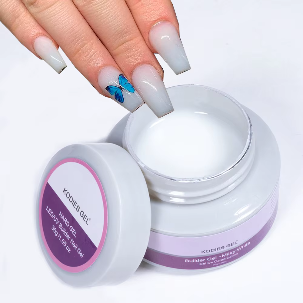 KODIES GEL 30g constructeur Extension Gel pour ongles pour clair blanc rose Construction UV dur Gellak Camouflage acrylique manucure Sculptin
