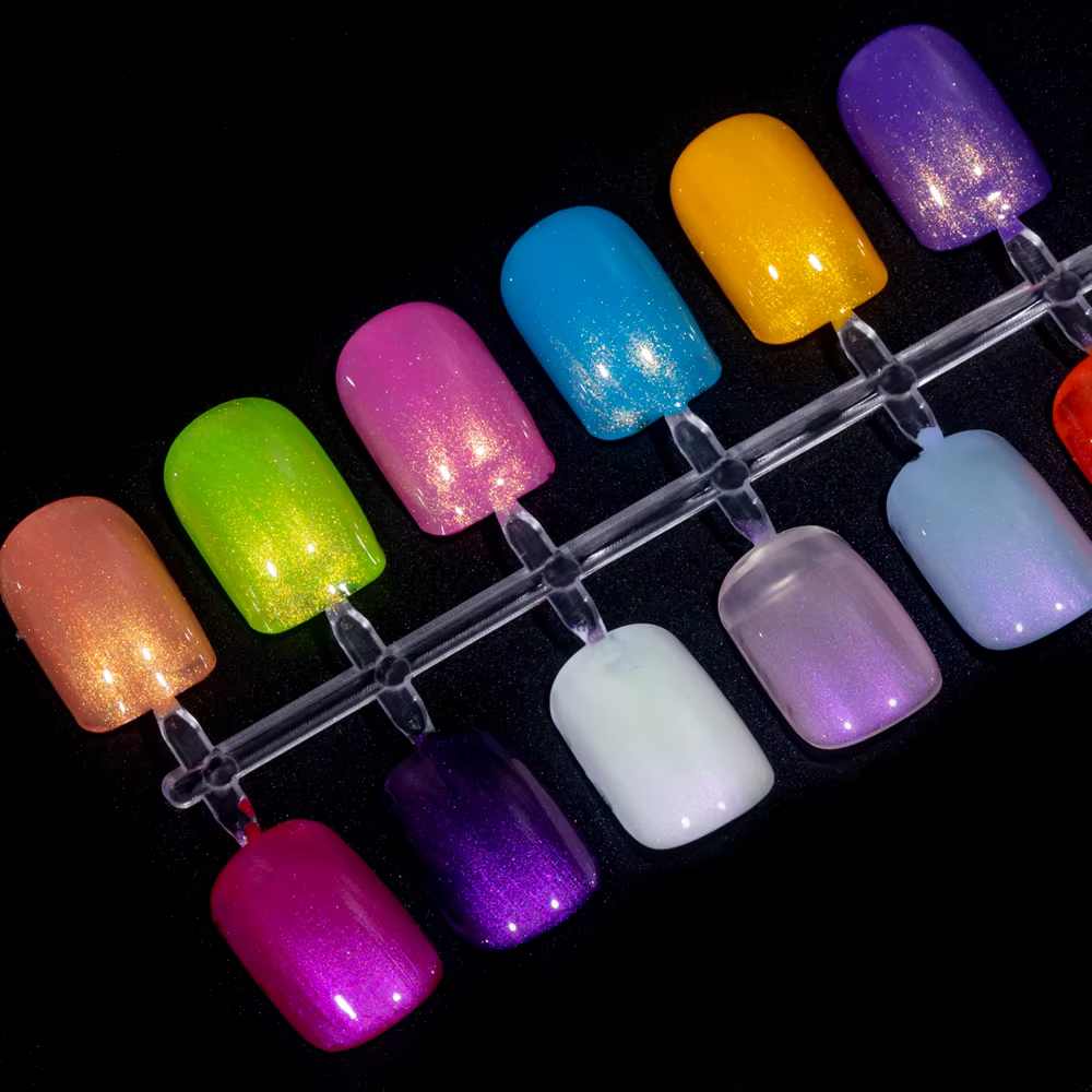 KODIES GEL-Verhéritage Gel 2 en 1, UV Light, Semi-continu, Finition Laser, Aurora Top Coat, Design Shine Topcoat, 15ml