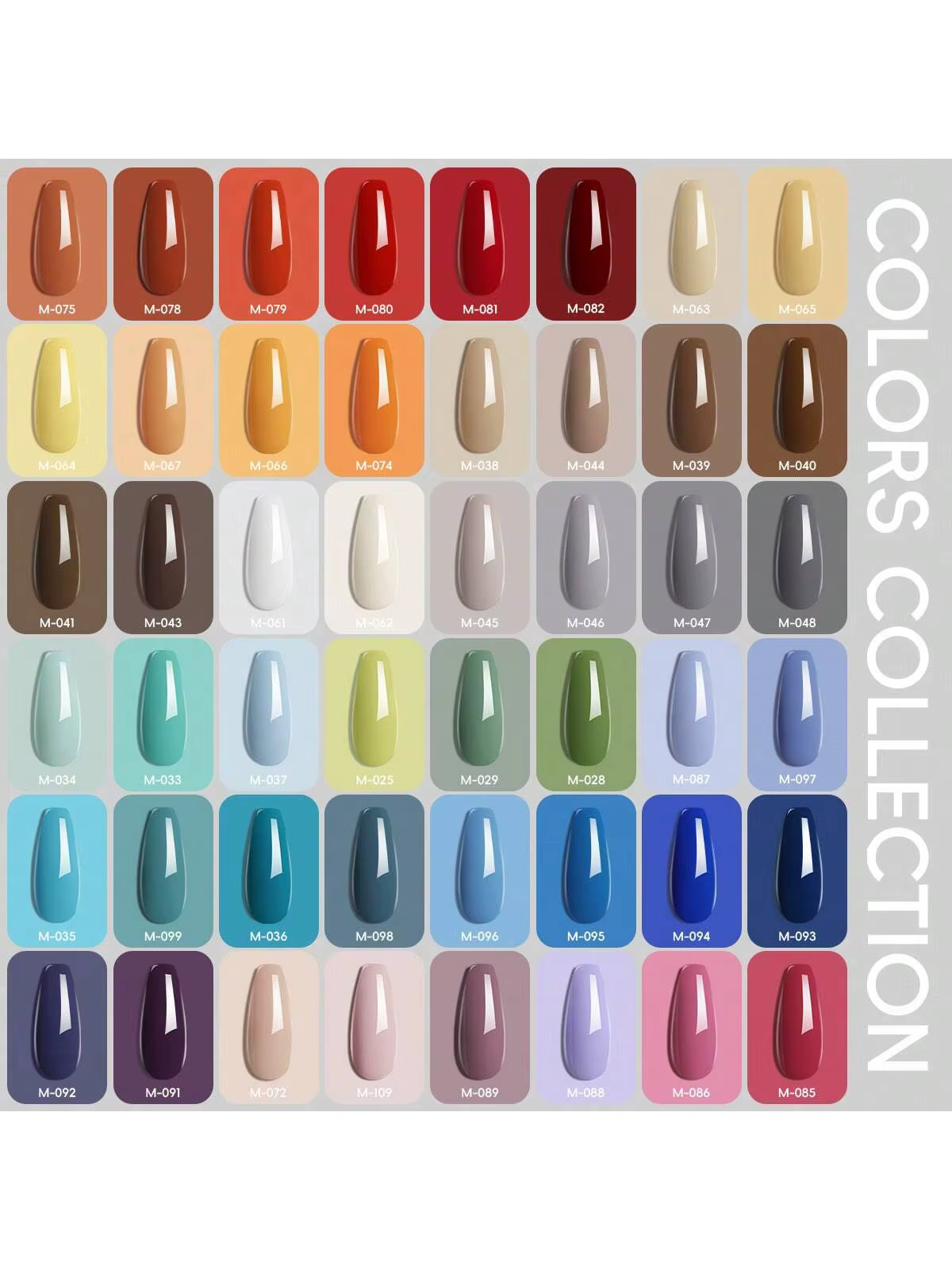 2025 Nouveau ensemble de gel pour ongles marron 6 couleurs - Kit de vernis gel UV/LED éclaircissant pour les salons de manucure