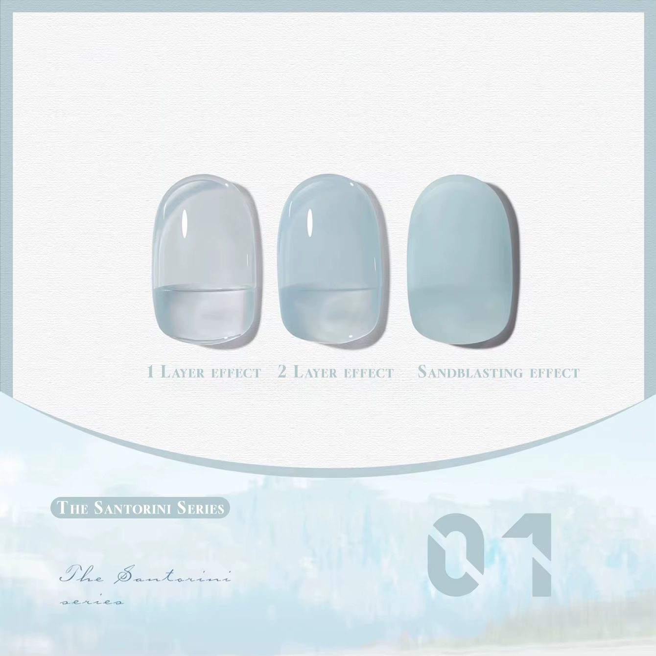 MIANEL 1-12 pièces 12ML printemps Santorin série Gel vernis à ongles 2025 nouveau populaire en ligne glace bleu