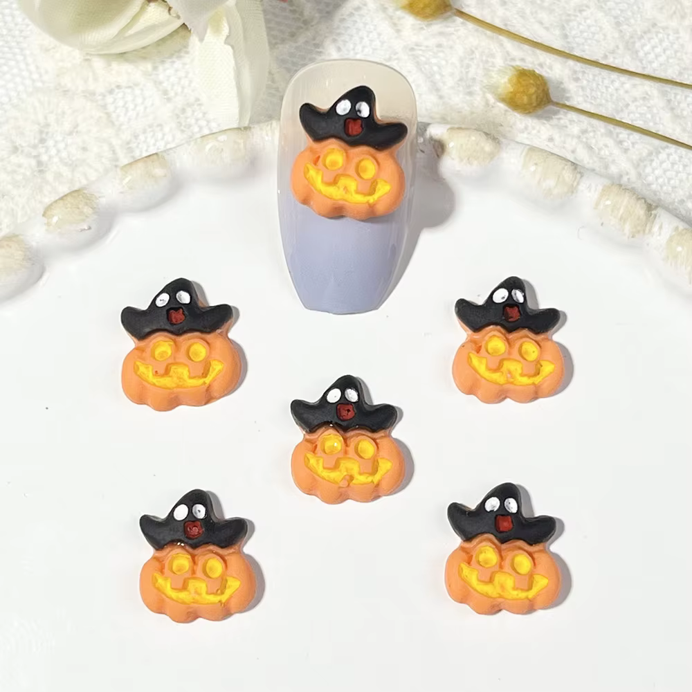 Mélange d'ornements d'ongles pour Halloween