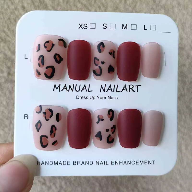 10 pièces de faux ongles à presser pour femmes