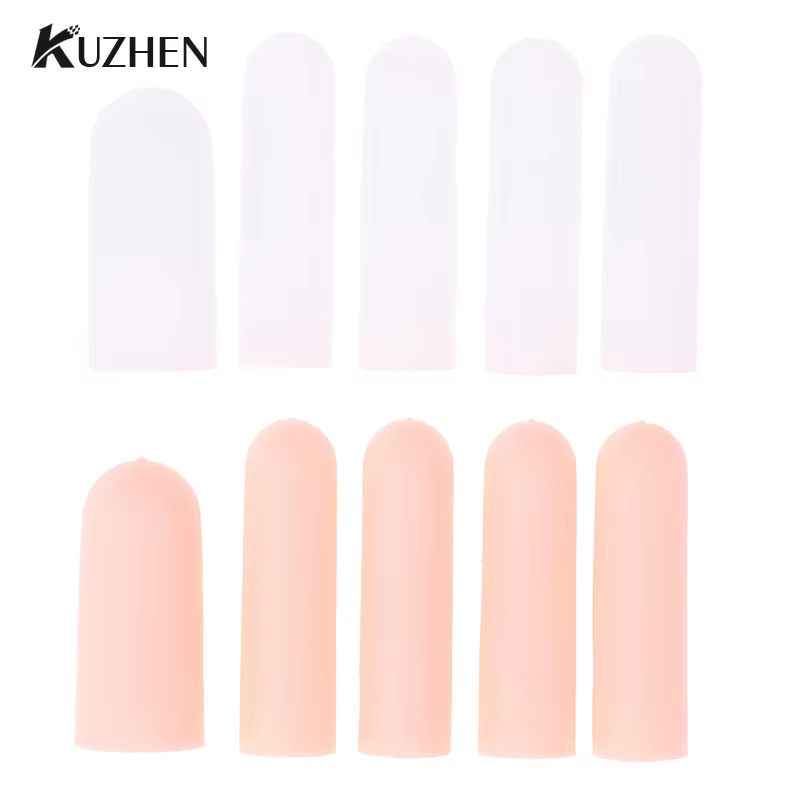 Gants de protection en silicone pour doigts, 10 pièces