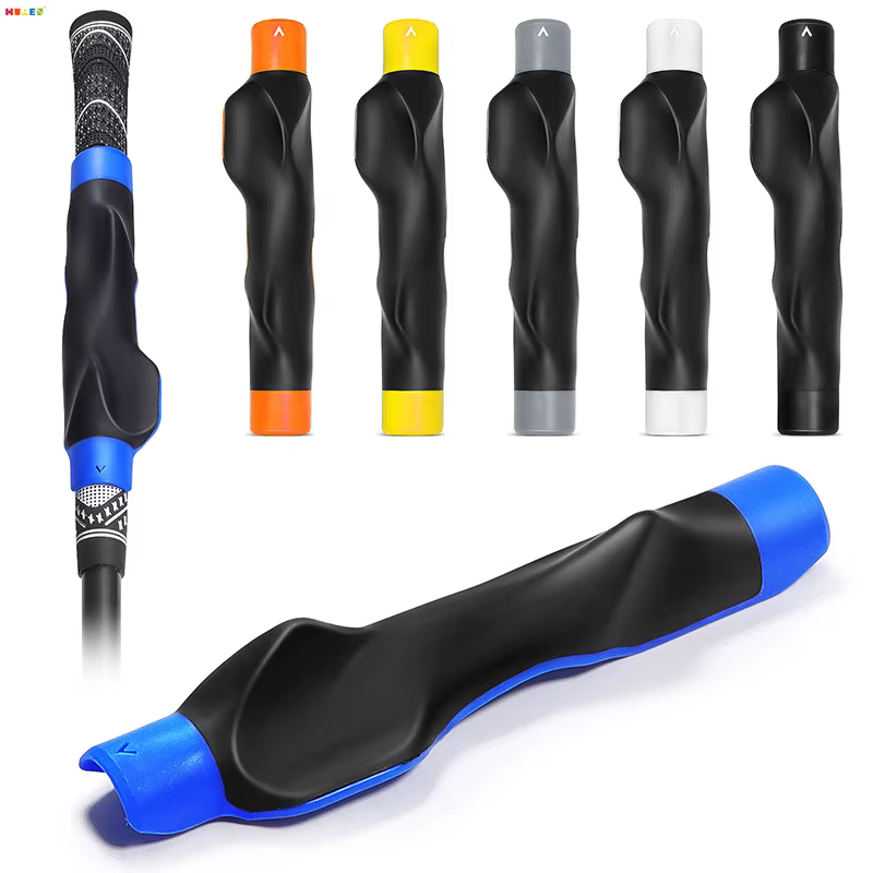 Entraîneur de grip pour le golf, aide à l'entraînement au golf, facile à transporter sur le terrain de pratique, club d'entraînement de grip pour aider à corriger la position correcte des mains