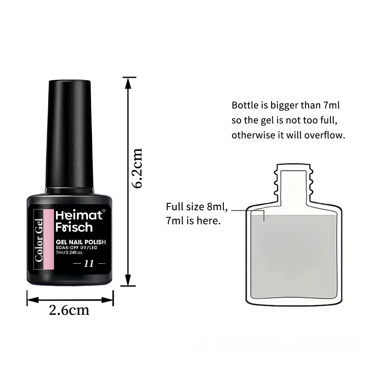 10 pièces de vernis à ongles gel de couleur unie pour une longue brillance