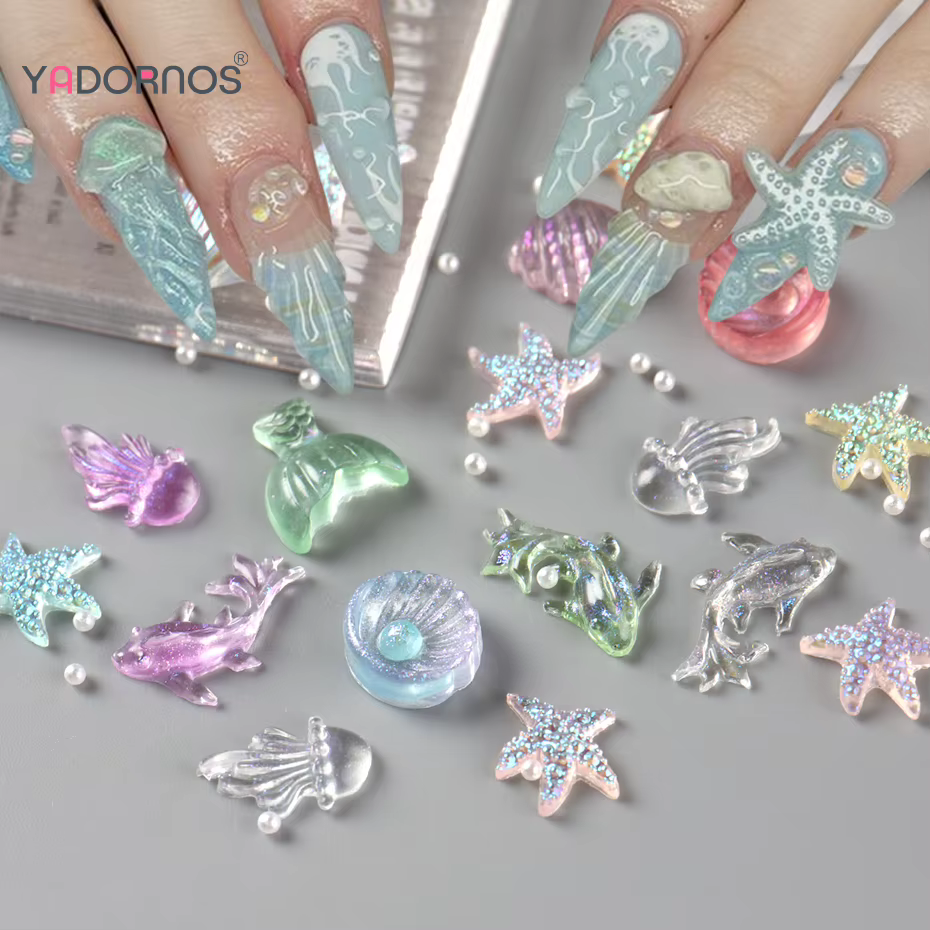 Accessoires de nail art Océan Cartoon