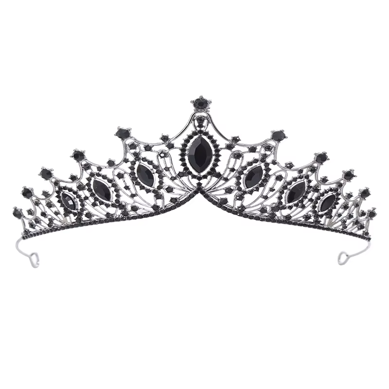 Couronnes de reine pour femmes, couronne de concours avec peignes, couronne de princesse pour filles, strass en cristal, bandeau diadème, peigne diadème