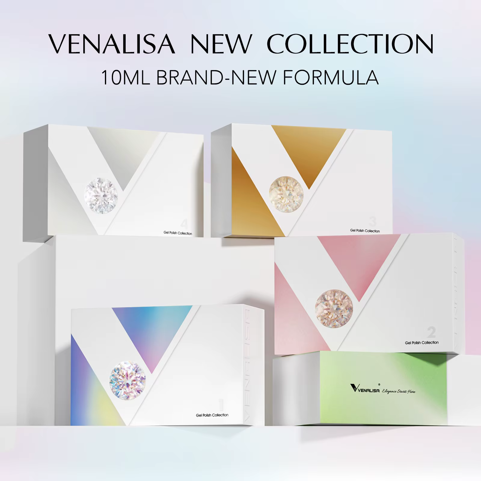 VENALISA 10mI ensemble de vernis à ongles Gel HEMA/TPO gratuit végétalien UV LED trempage longue durée haute brillance Base couche de finition pour Salon de manucure DlY