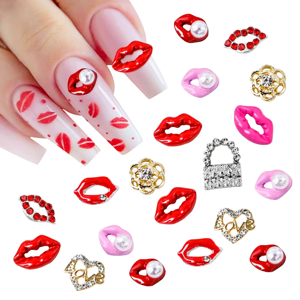Breloques pour ongles 3D