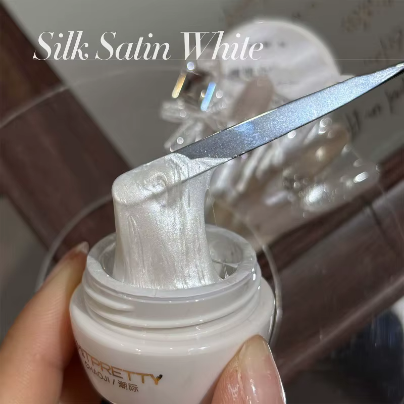 Gel de sculpture blanc satiné sans résidu