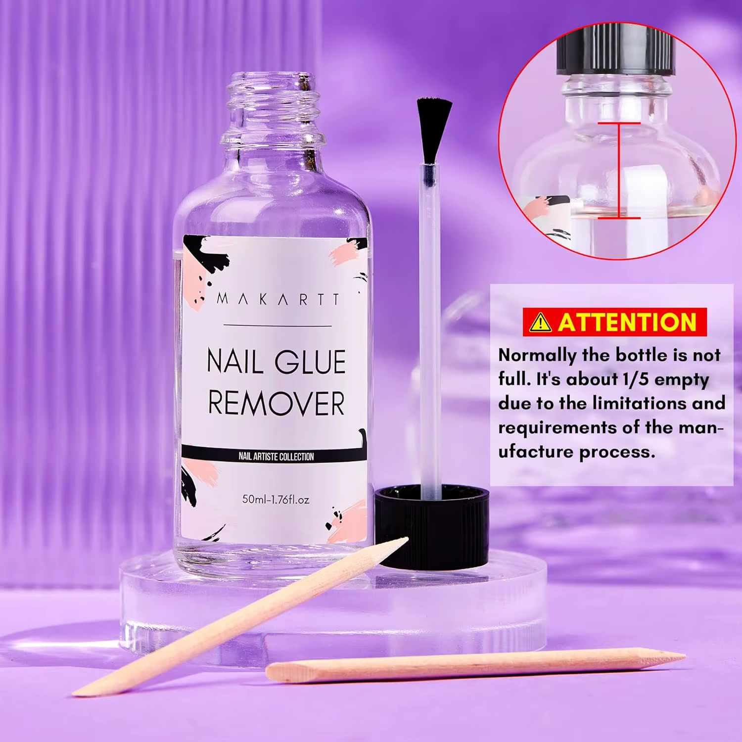 Dissolvant de colle pour ongles