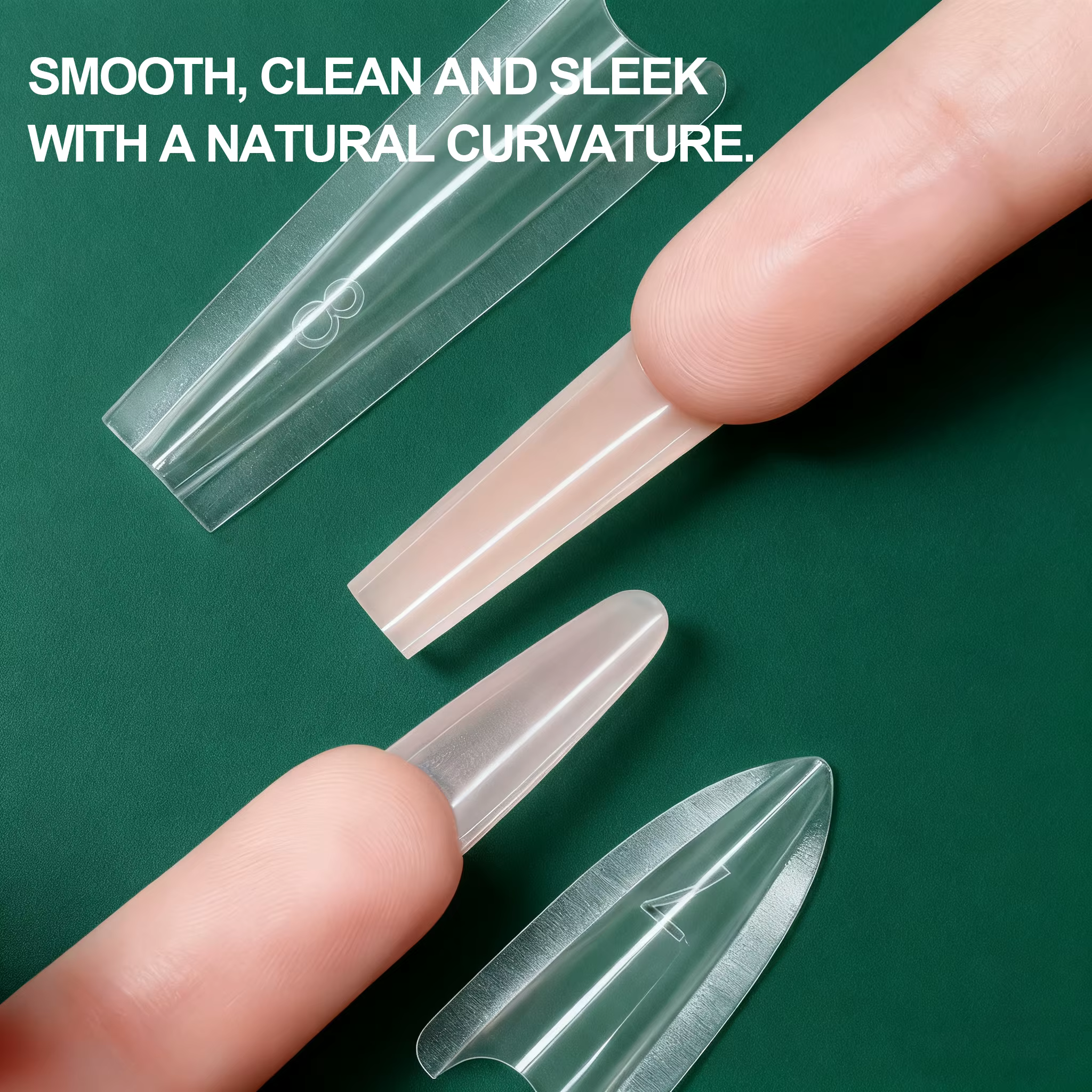 Nailpop Sandwich ongles double formes 240 pièces 15