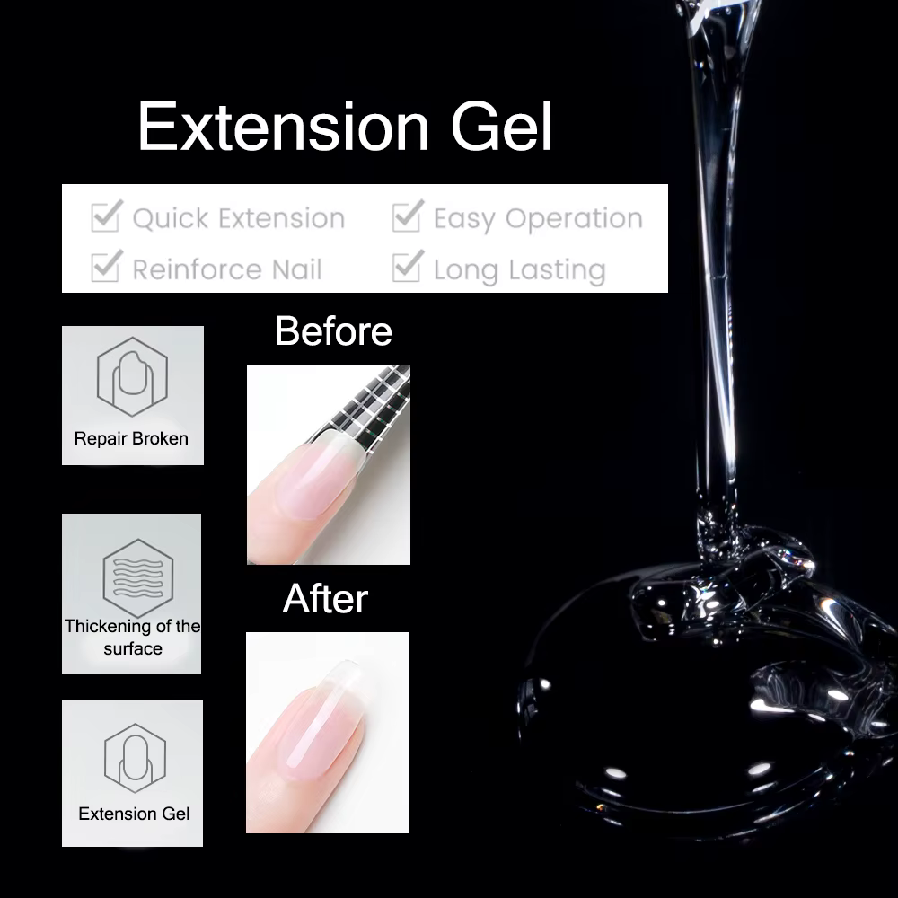 Tinovo Uno 41 couleurs constructeur Gel pour ongles dans une bouteille Gel de fibres pour Extensions semi-permanent UV