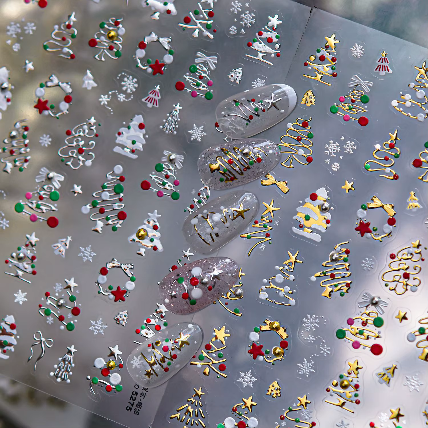Autocollants pour ongles de noël
