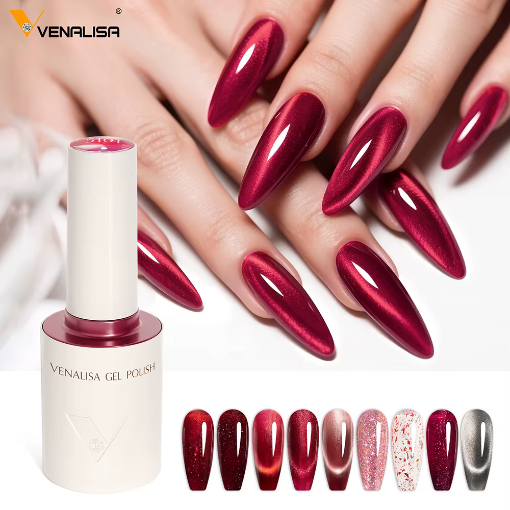 VENALISA 10ml V6 vernis à ongles HEMA gratuit TPO gratuit chat oeil Gel vernis Semi Permanent UV LED tremper ongles manucure Gel laque