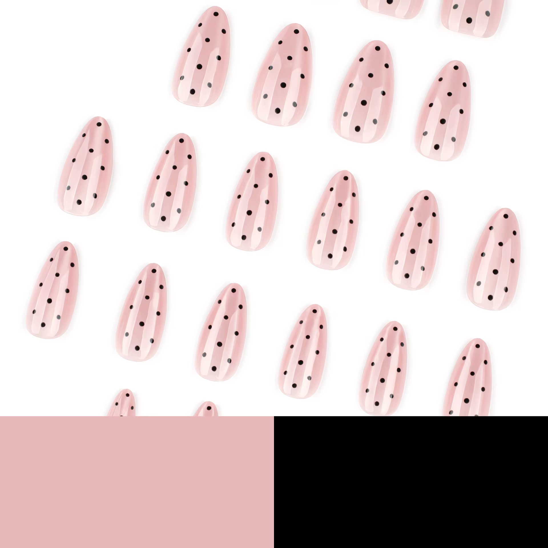 Faux ongles œil de chat rose
