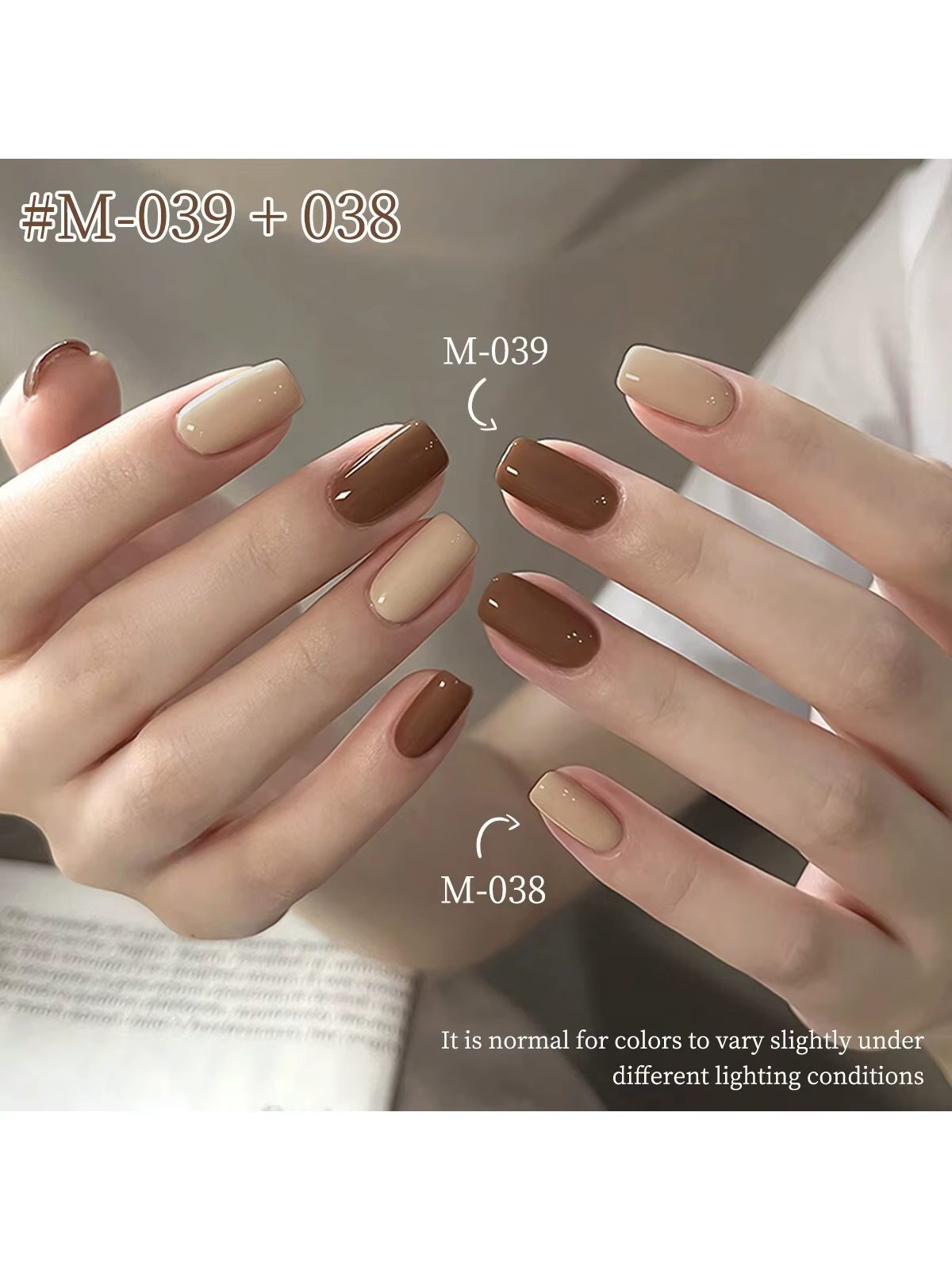 Vernis à ongles Gel Maillard en automne