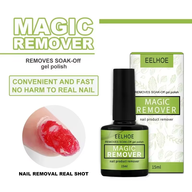 Dissolvant rapide magique pour vernis à ongles gel UV