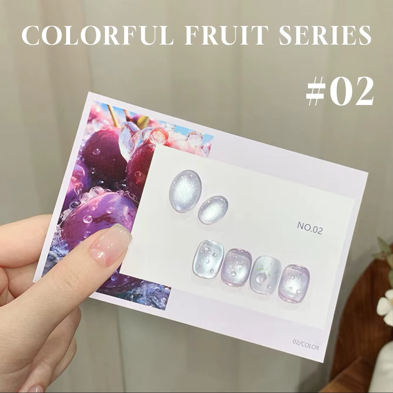 MIANEL 12ML 1PCS Vernis à ongles gel effet œil de chat aux couleurs fruitées pour l'été