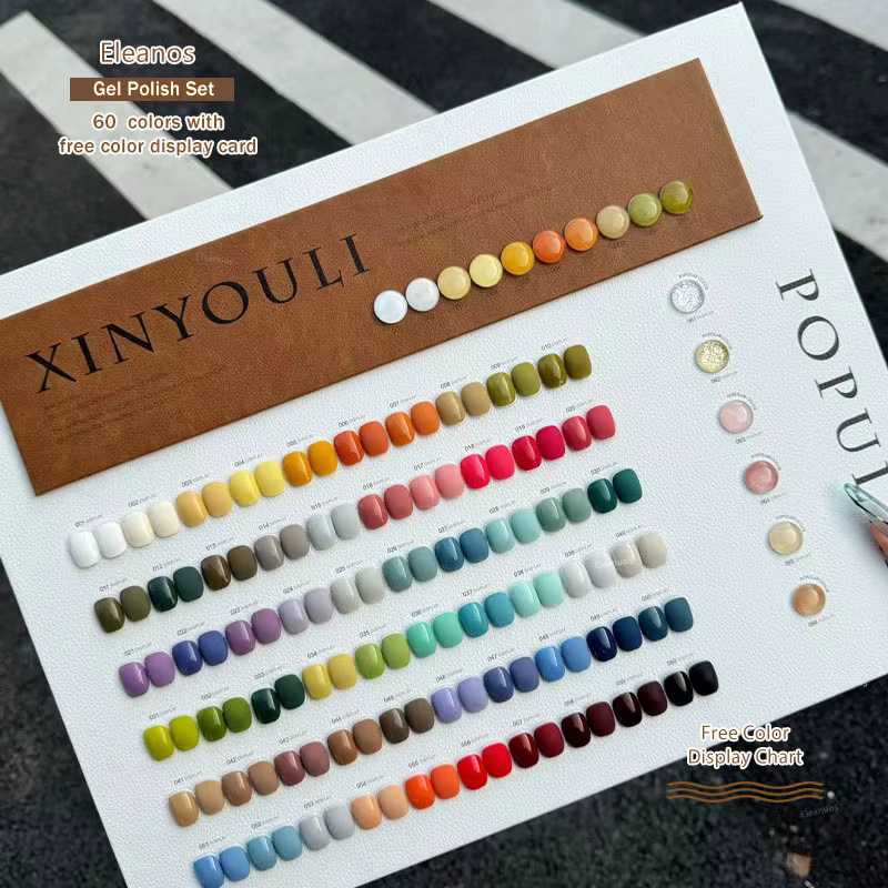 Eleanos-Ensemble de Verhéritage à Ongles Gel UV de 66 Couleurs