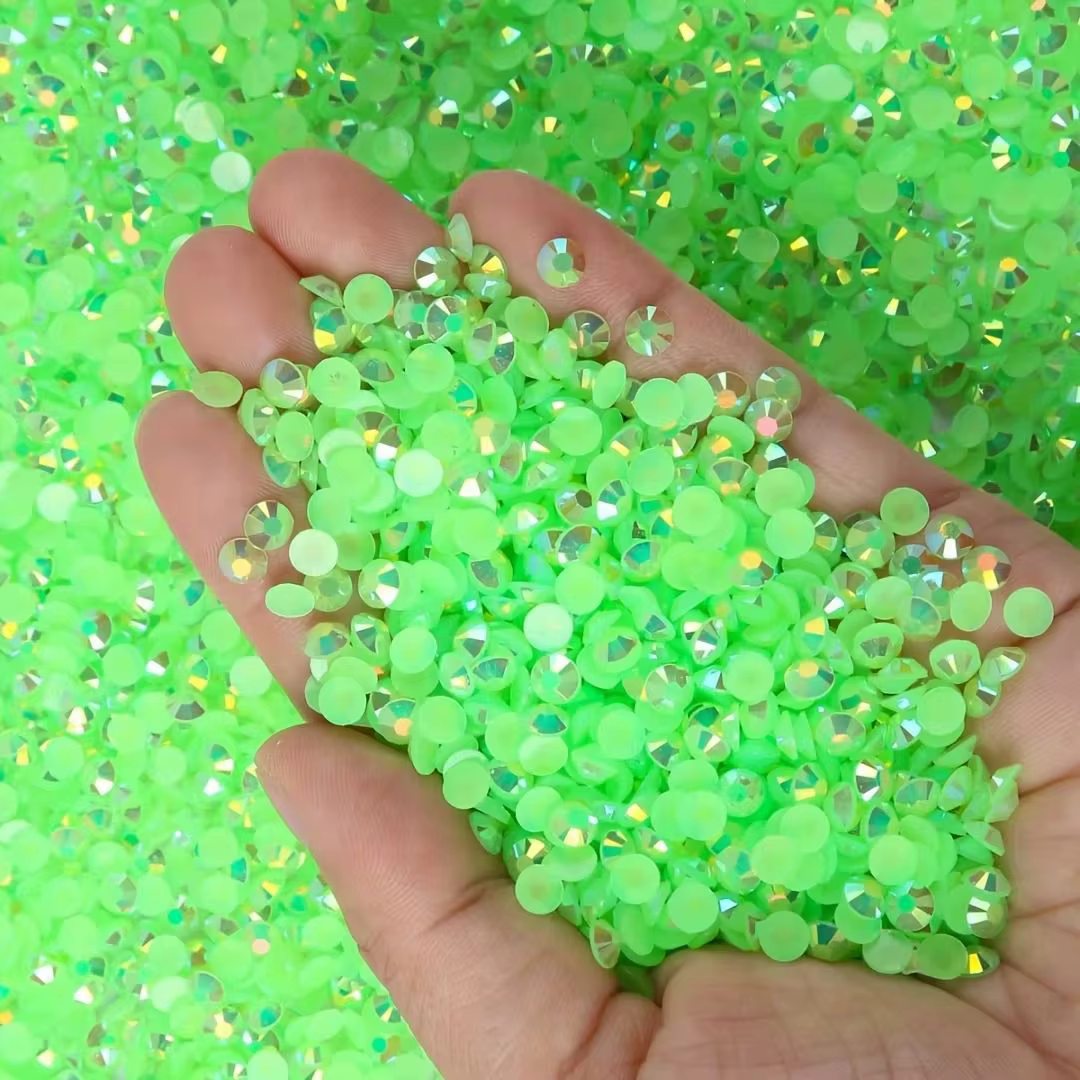 Cristal 6000 pièces strass en résine gelée