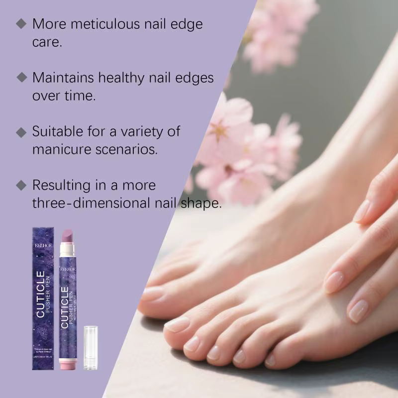 Stylo pour manucure et pédicure, outil doux pour les cuticules et la nutrition des ongles, pour les soins des mains et des pieds