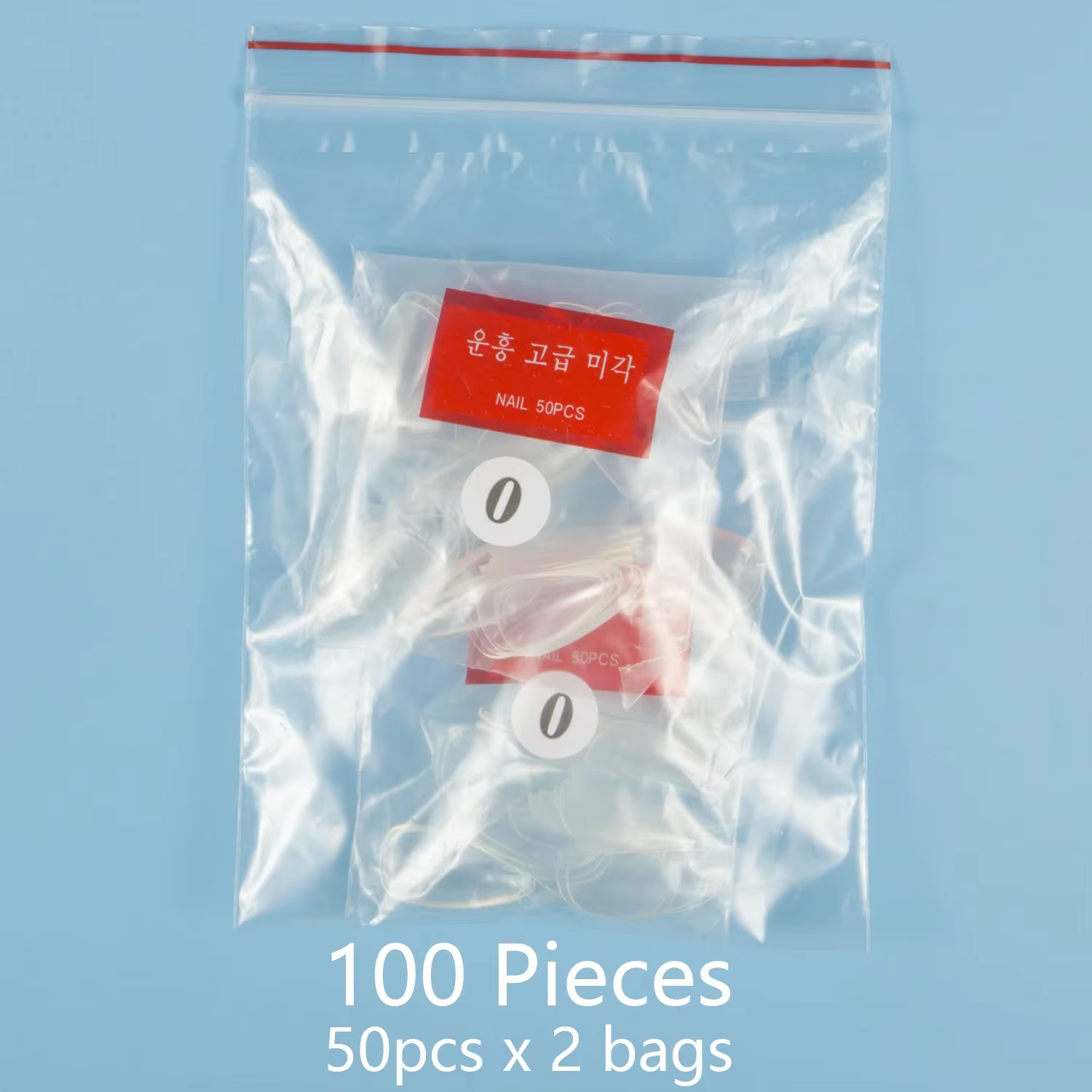 Amande 100 pièces de faux ongles