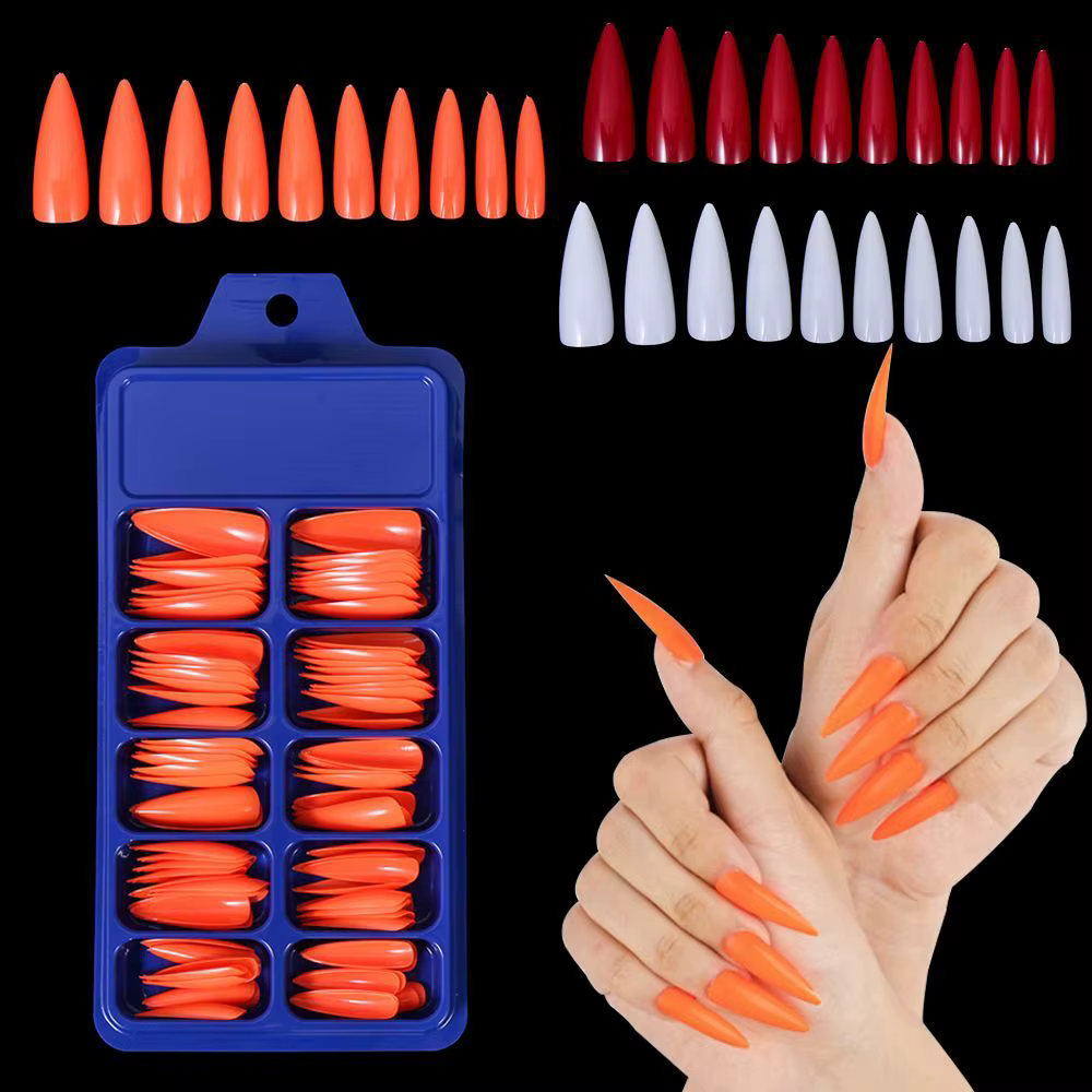 Offre spéciale manucure Gel UV bricolage Long Stiletto faux ongles conseils outils de beauté