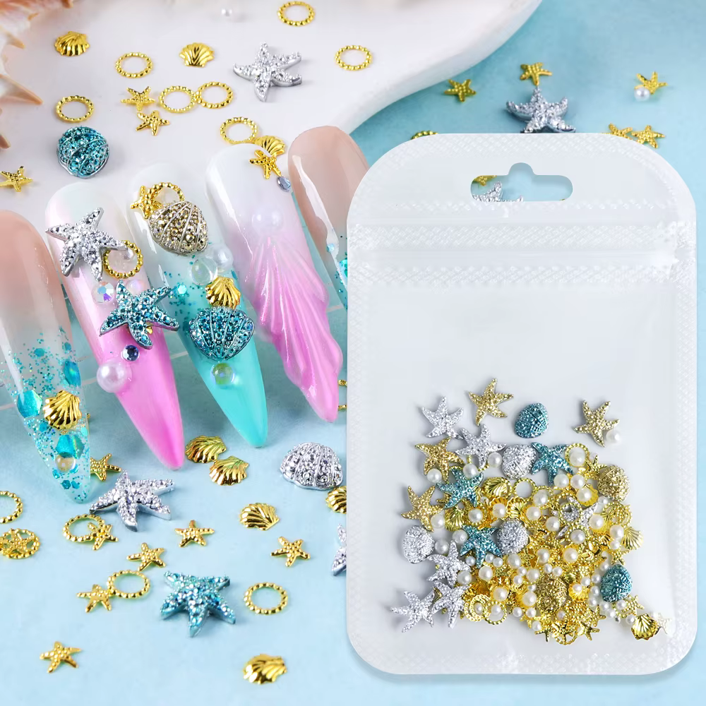 Accessoires pour ongles en forme d'étoile de mer