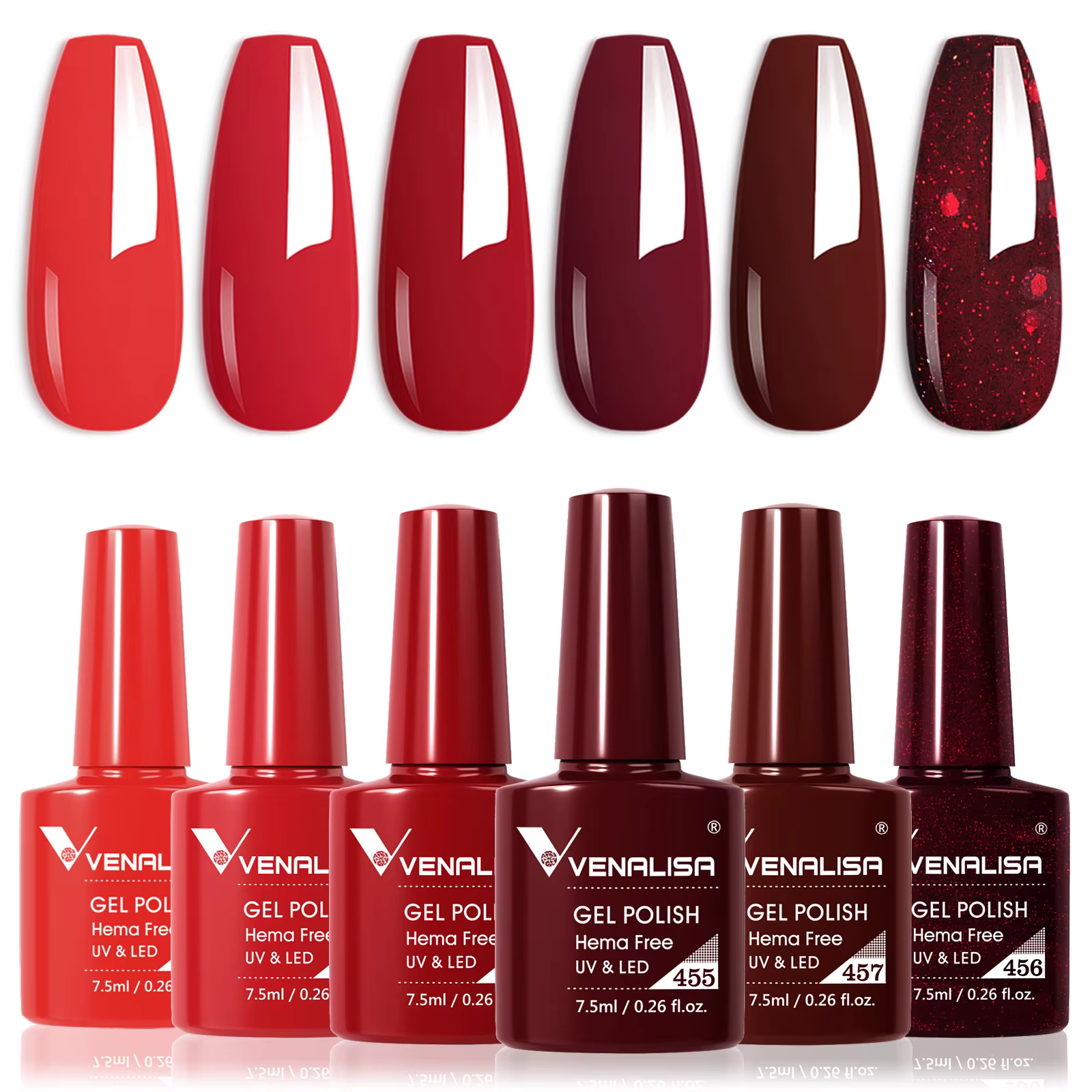 VENALISA 6 pièces/kit automne couleur Collection automne ongles marron terre Gel vernis à ongles TPO gratuit tremper UV LED Gel Semi Permanent ensemble