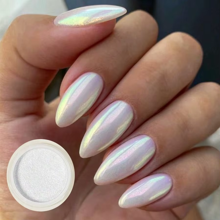 Poudre à ongles miroir magique