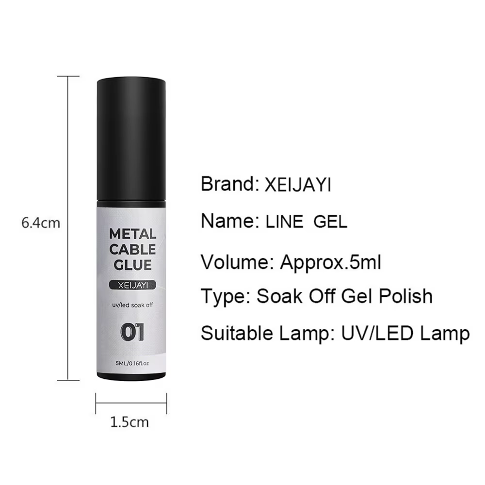 Vernis à ongles en Gel métallique Super brillant