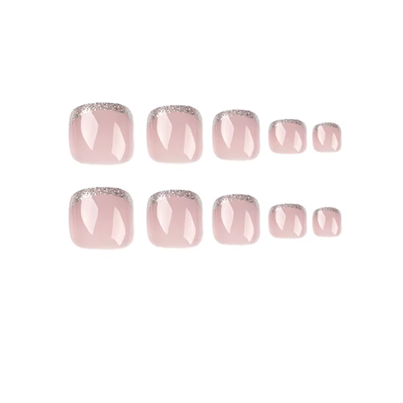 24 pièces ongles esthétiques presse