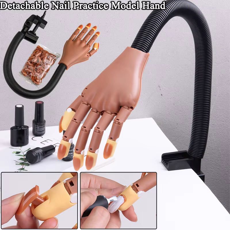 Deux types de mains de mannequin en forme d'ongles - Flexibles et mobiles