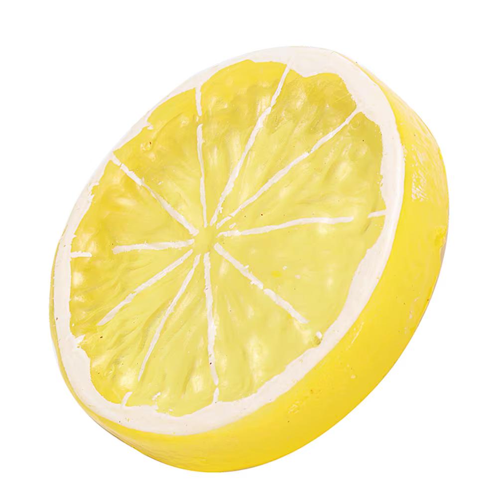 Accessoires de simulation : Blocs de citron artificiels, Tranches de citron artificielles, Décoration de cuisine, Fruits de simulation, Tranches de citron vert artificielles