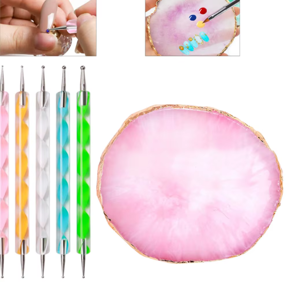Ensemble d'outils pour nail art - 22 pièces