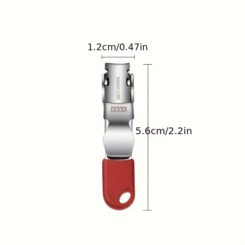 Mini coupe-ongles pliable et Portable en acier inoxydable