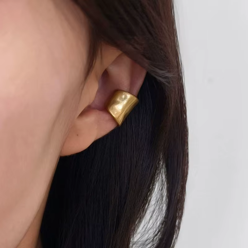 Nouvelles manchettes d'oreille coréennes à double cercle, faux piercings, fausses boucles d'oreilles pour femmes et hommes, style hip-hop, accessoires, cadeau