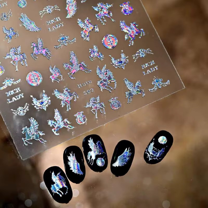 Autocollants pour ongles de luxe léger