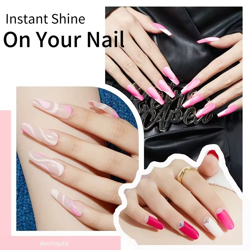 Kit de gel pour extension d'ongles Poly