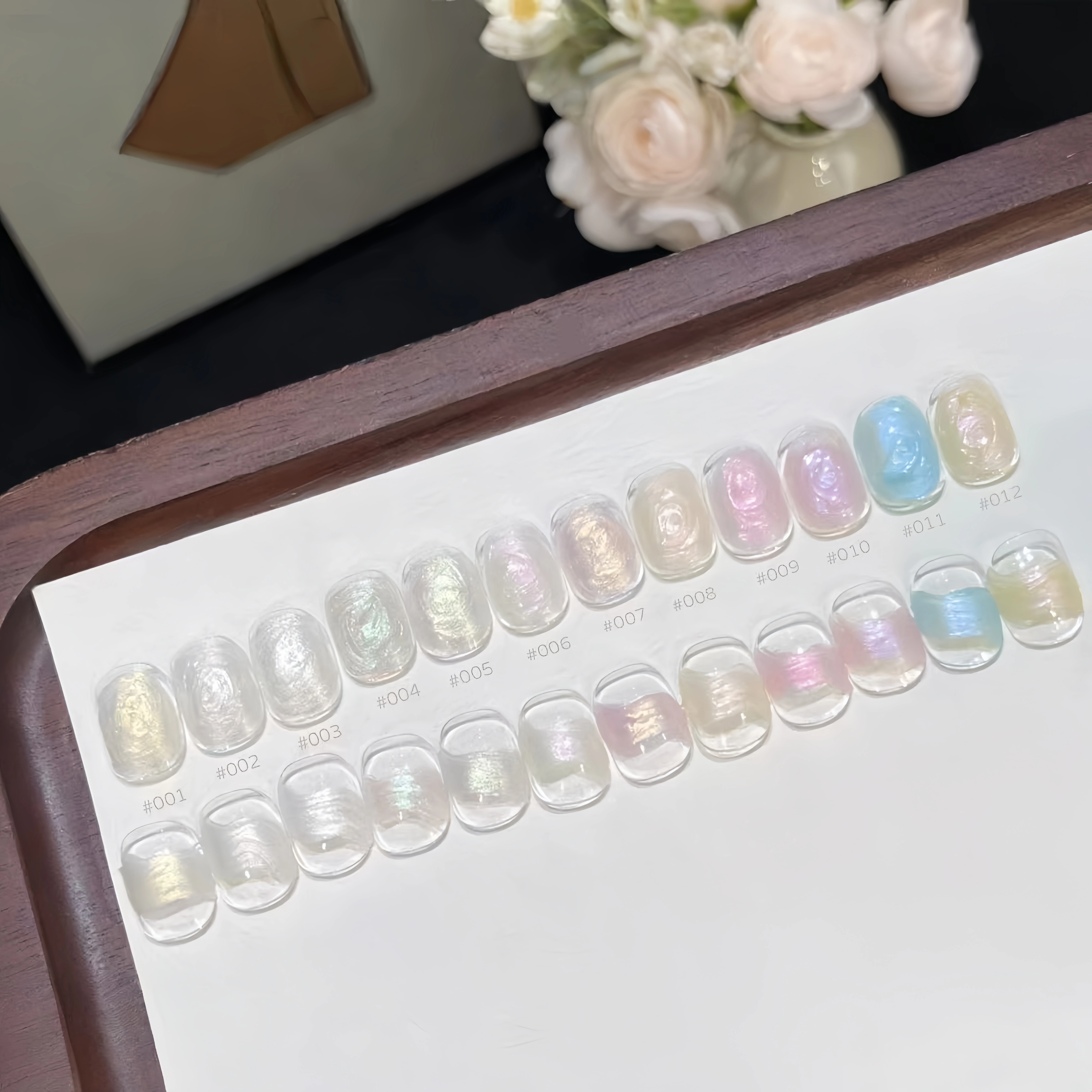 Gel de vernis à ongles 12 couleurs