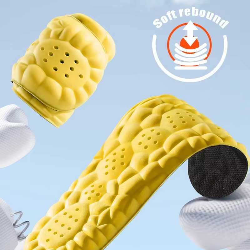 Semelles de sport 4D Cloud Technology pour chaussures, semelle en PU, douces, respirantes, amortissantes, pour la course à pied, soins orthopédiques.