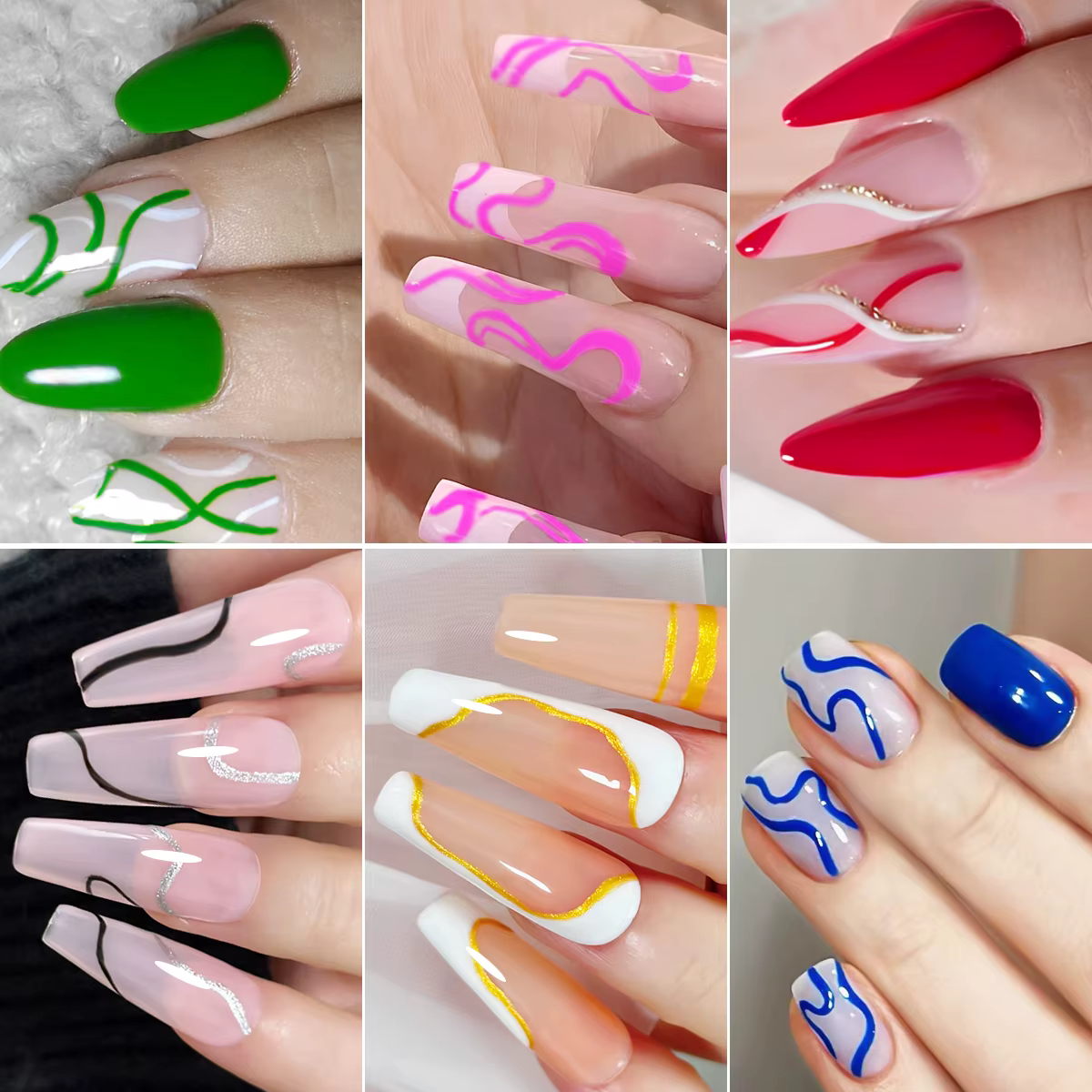 Ensemble de vernis à ongles Gel Liner Kit d'art